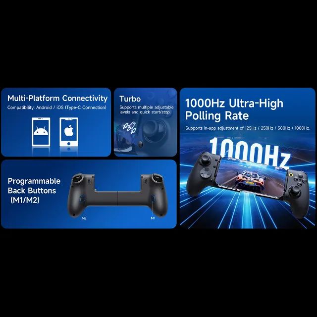 EasySMX M20 Tipe-C | RoSync ABXY | Hall Effect | Polling Rate 1000Hz -Entrega Grátis- - Foto 2