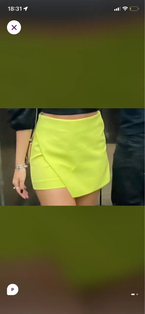 Short Zara tamanho 36