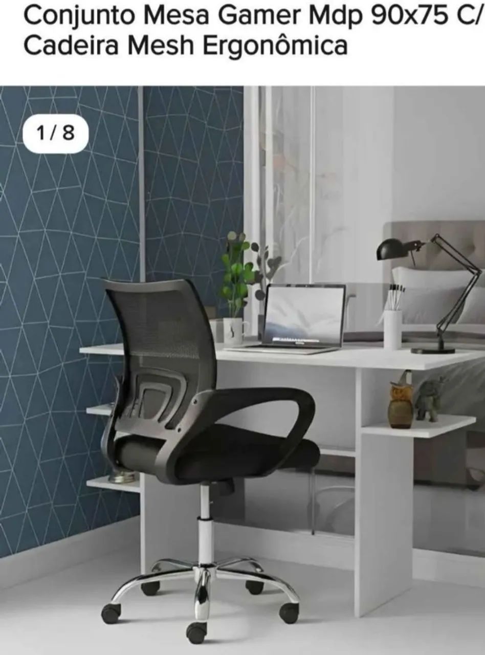 Vendo mesa e cadeira (novo na caixa)