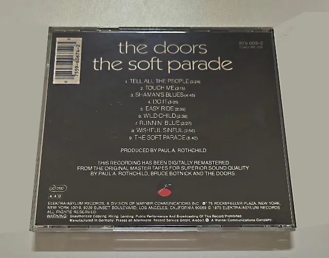 CD The Doors - The Soft Parade - Warner Elektra - Ind. Brrasileira - Foto 2