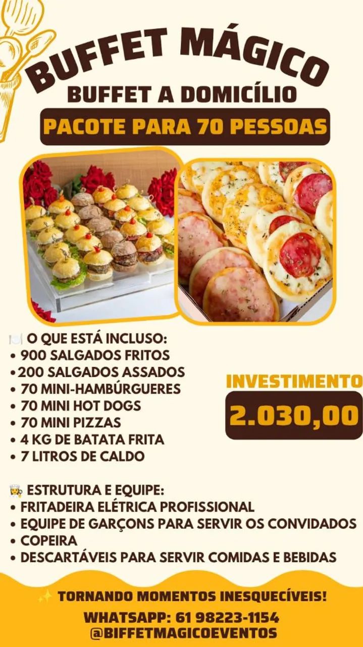 PACOTES PARA FESTA - BUFFET MÁGICO - Foto 3