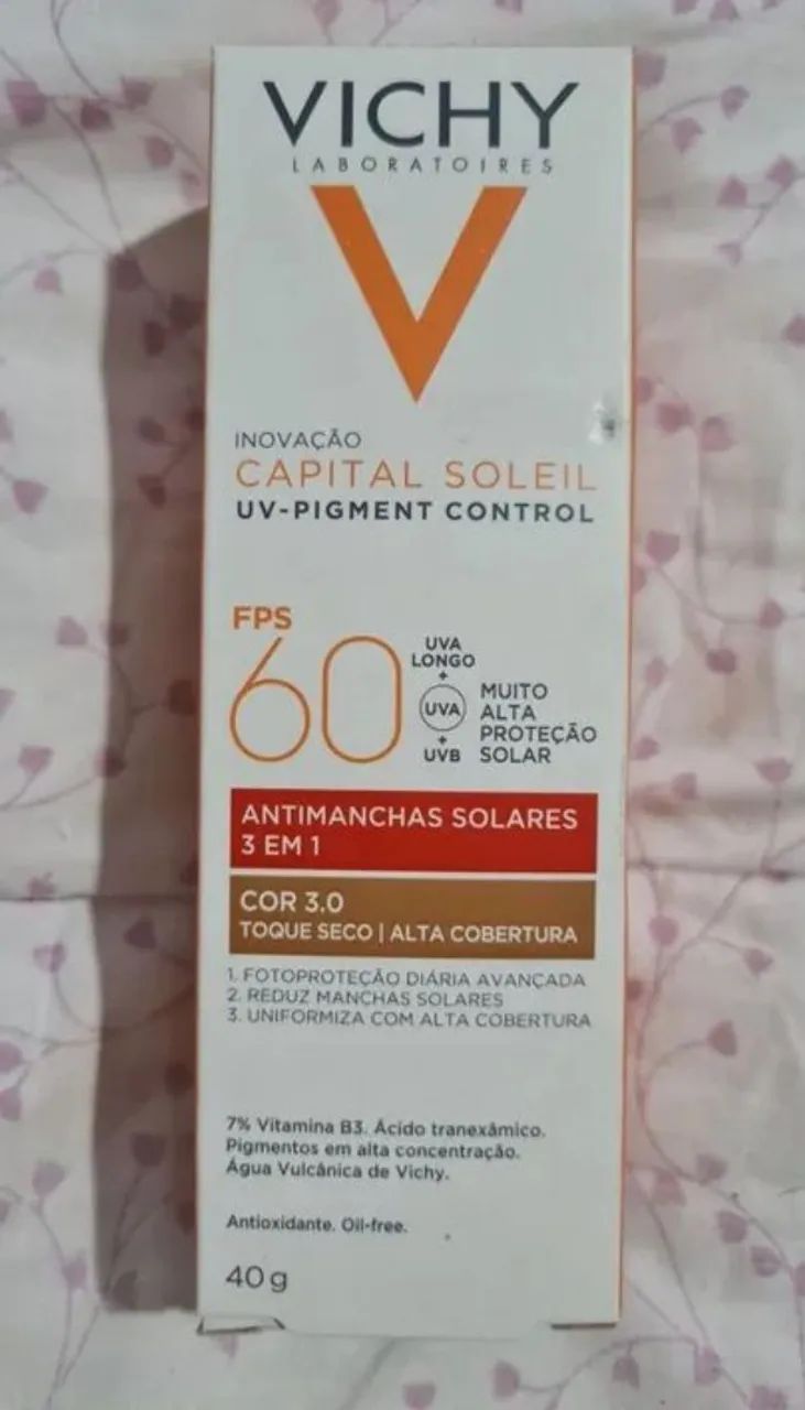 Vichy Capital Soleil UV-Pigment Control FPS 60 - Cor 3.0 40g