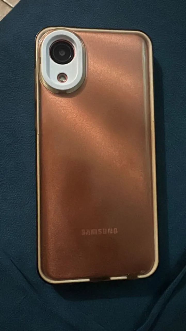Samsung Galaxy A03 core rose com pelicula e capinha dupla  - Foto 3