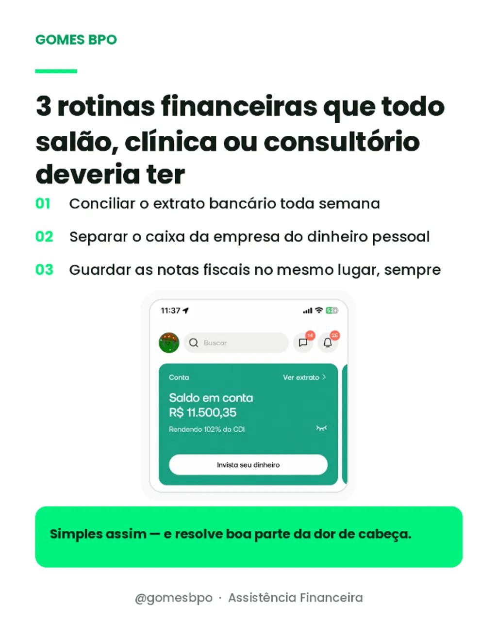 Assistente Pessoal Clínica, Consultório, Studio