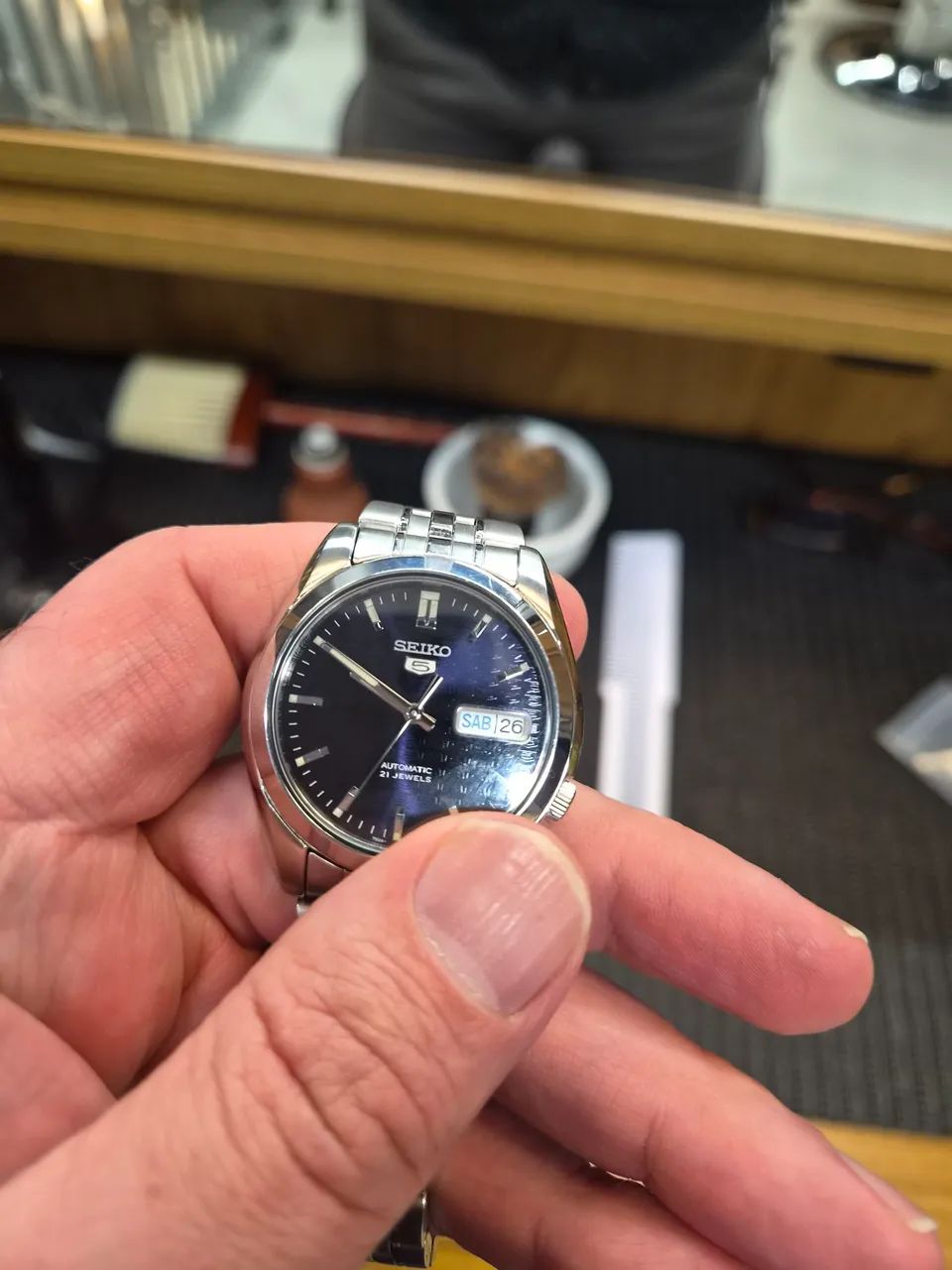 Relógio Seiko 5 Automático Original - Caixa 37mm - Praticamente sem uso - Foto 3