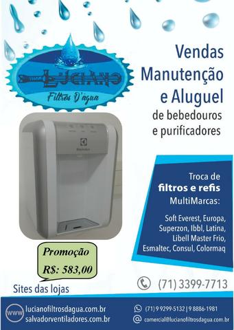 Purificador Filtro Bebedouro de Água Gelada Refrigerado Marca Electrolux