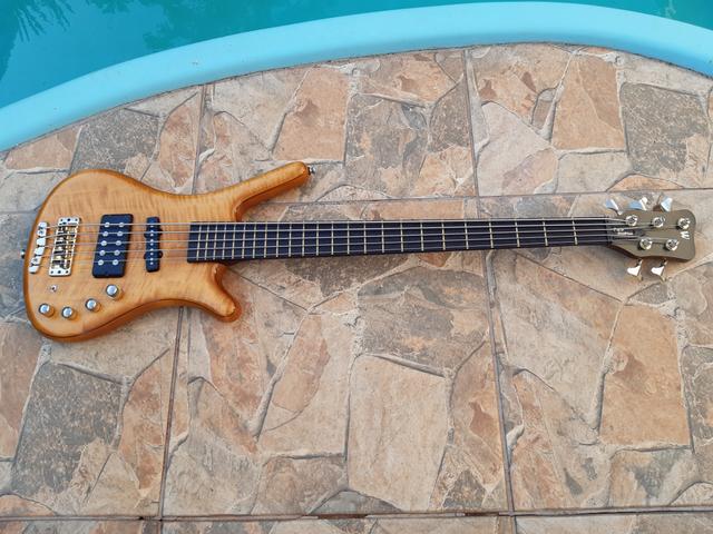 Baixo Warwick Corvette Double Buck 5 Made in Germany - Foto 5