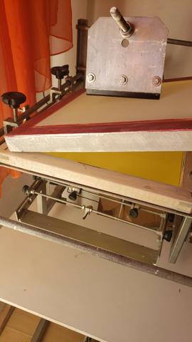 Serigrafia Máquina de Impressão Cilíndrica, pronta para começar já com os materiais - Foto 5