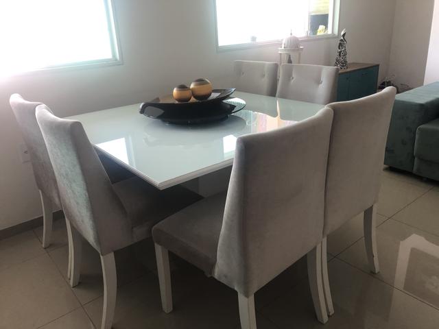 Vendo mesa de luxo com tampo giratório - Foto 5