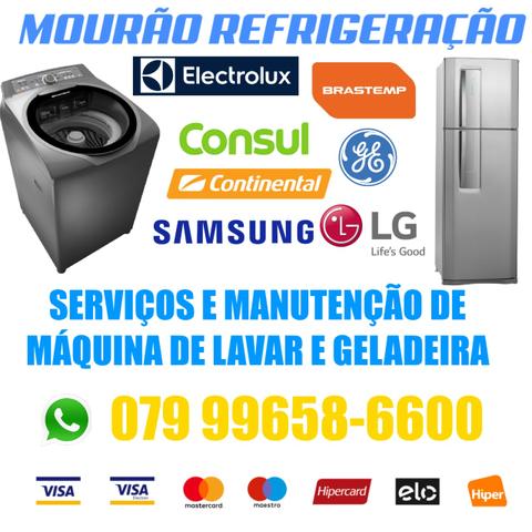 Conserto e manutenção de máquina de lavar e geladeira