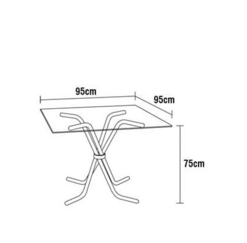 Mesa de Vidro com 4 cadeiras - Foto 5