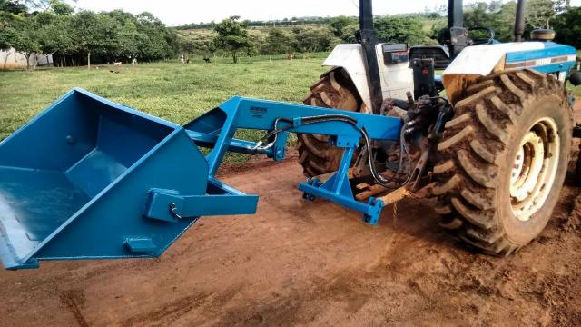 Concha traseira agrícola com cilindrico hidráulico com 1, 50 de boca - Foto 2