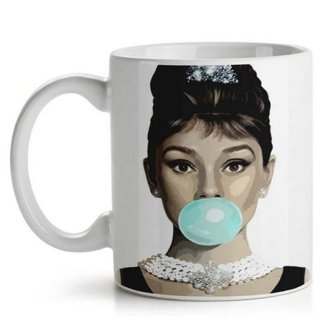 Caneca Retrô Audrey Hepburn - Foto 2