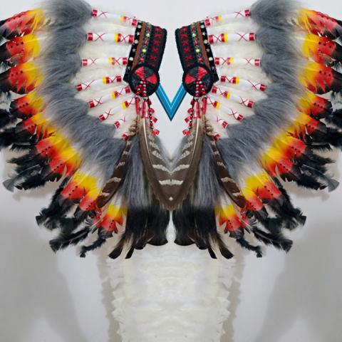 Cocar indigena americano/ fantasia - Foto 3