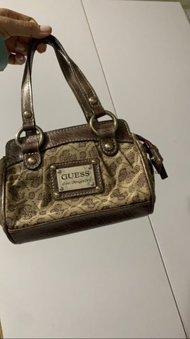 guess black quilted bolsa