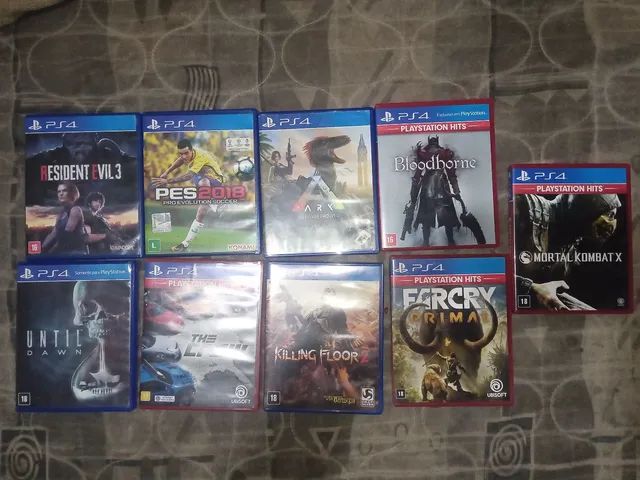 Lote De Jogos Playstation 4 Ps4 Novos E Seminovos $ Por Jogo