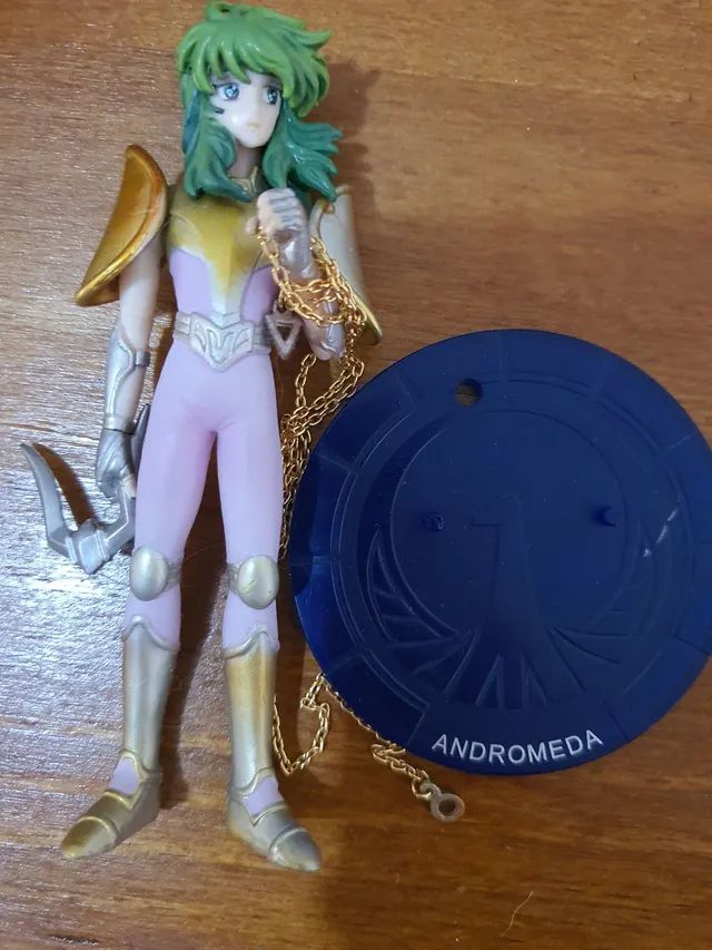 Saint Seiya Cavaleiros do Zodíaco Andrômeda Bronze e Dourado Agaruma Agalma - Foto 2