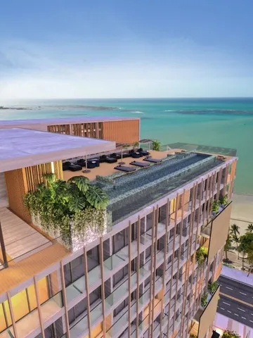 Edificio New Time a Beira Mar de Pajuçara.