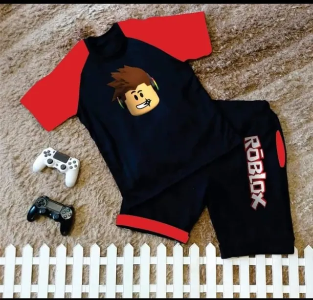 Conjunto Calça E Blusa Moletom Roblox Games