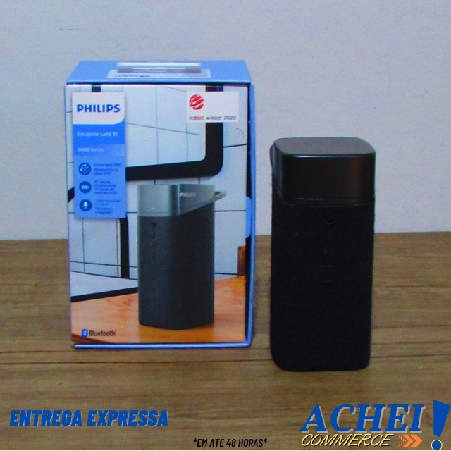 Caixa de Som Philips Preto - Novo