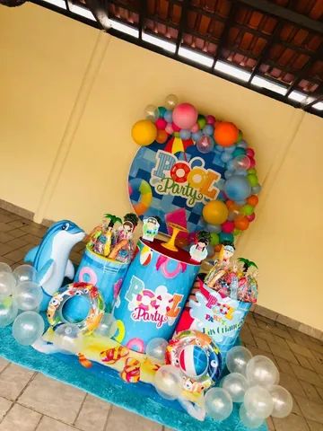 Pool party decoração de festa ornamentação 300 - Artigos infantis - São  José Operário, Manaus 1253716101