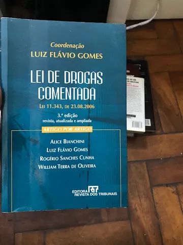 Livro Lei de drogas comentada 3 edição