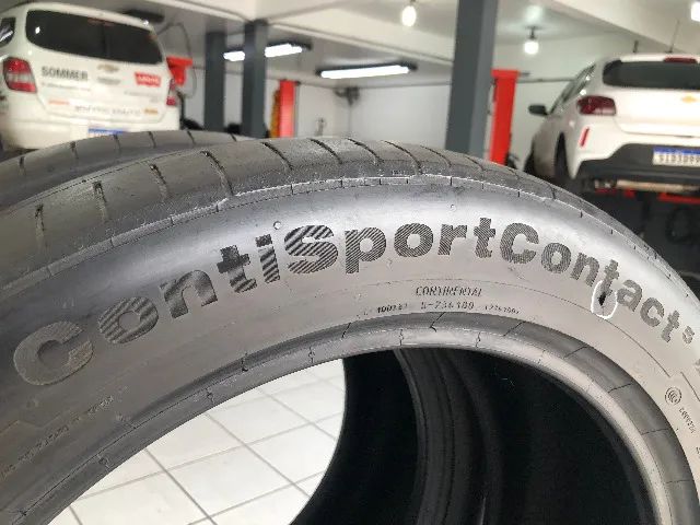 Kit 02 Pneus 255/45r19 Continental Contisportcontact 5 (usados) 5/6 - Foto 8