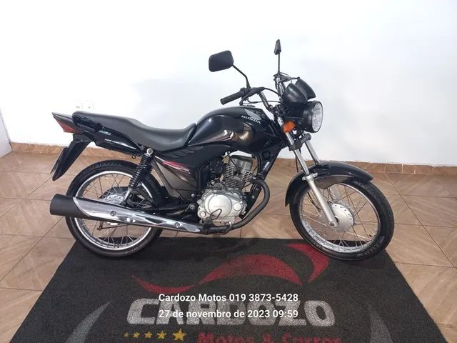 Honda CG 150 Fan ESI 2013 Preta, KM Motos