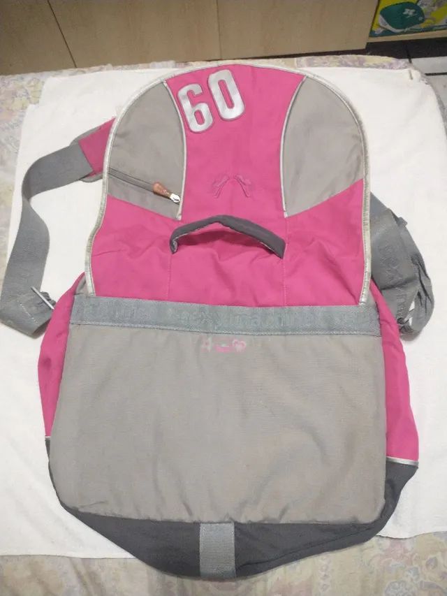 Bolsa sex machine transversal rosa e cinza ? - Foto 5