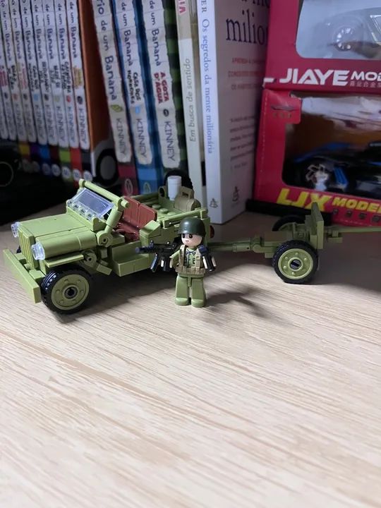Jeep militar 2º guerra de LEGO - Foto 4