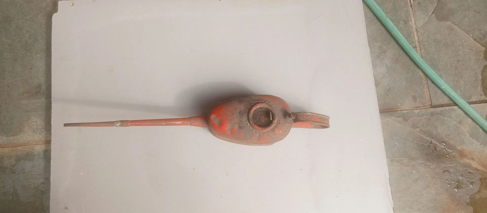 Almotolia azeiteira óleo bomba lubrificante  - Foto 2