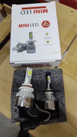Par Lampada Led automotiva C6 Vo6 Cooler H1 H3 H4 H7 H11 H16 HB3 HB4  * H27  - Foto 2