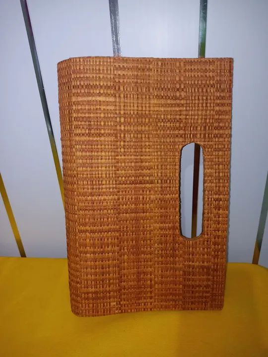 Bolsa Carteira Palha grande  - Foto 2