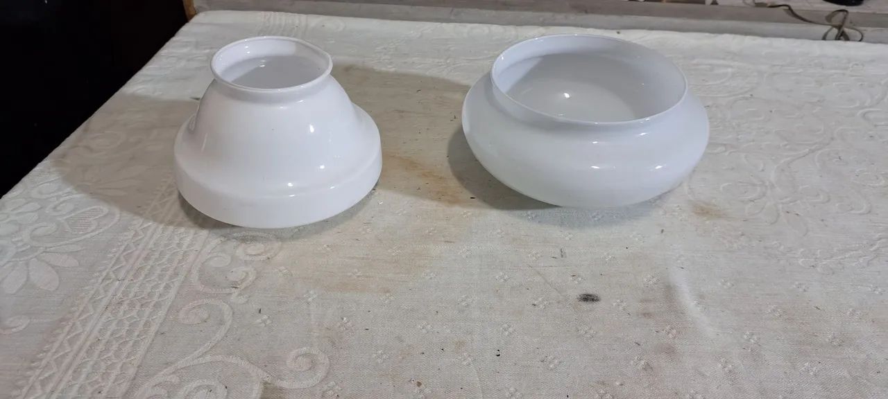 Canopula de vidro para luminaria valor unitário - Foto 3