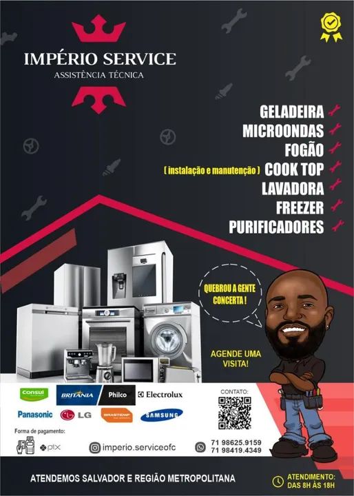 Assistência técnica em Refrigeração 