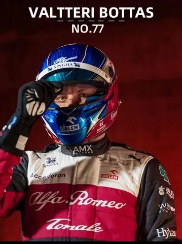Race F1 Team Alfa Romeu C43 a nova Stake, piloto Valtteri Botas 77 