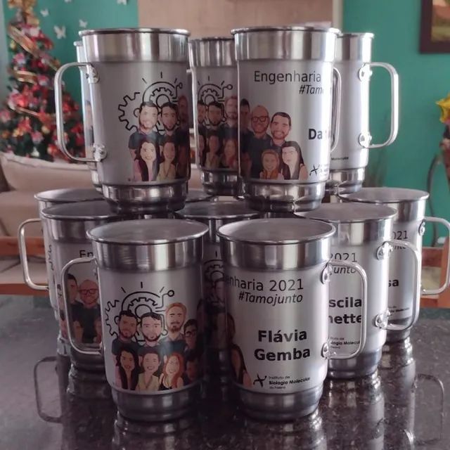 Caneca de alumínio personalizada 750 ml - Foto 3
