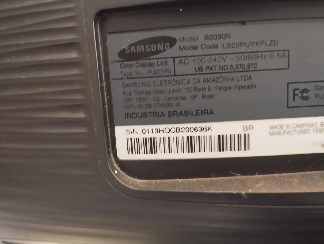 Monitor Samsung LCD 20" - Foto 5