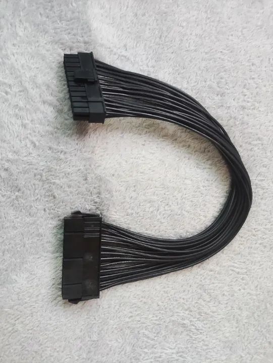 Cabo Extensor Atx Psu 24 Pinos 30cm Placa Mãe - Foto 3