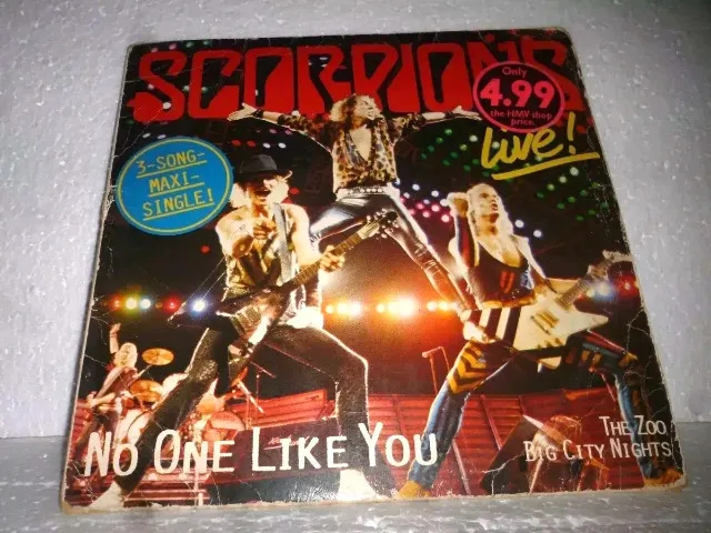 Lp Scorpions - Live No One Like You 1985eu - Maxi Single - Super R A R O
