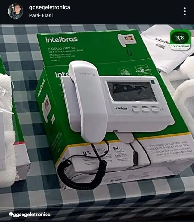 VIDEO PORTEIRO - INTERFONE- CÂMERA DE SEGURANÇA (LEIA  A DESCRIÇÃO) - Foto 3