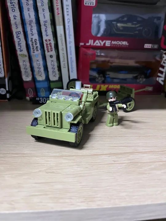 Jeep militar 2º guerra de LEGO