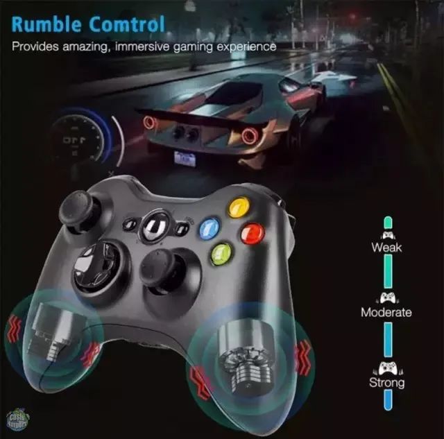 Controle sem fio wireless Compatível Com Xbox 360 e slim - Foto 5
