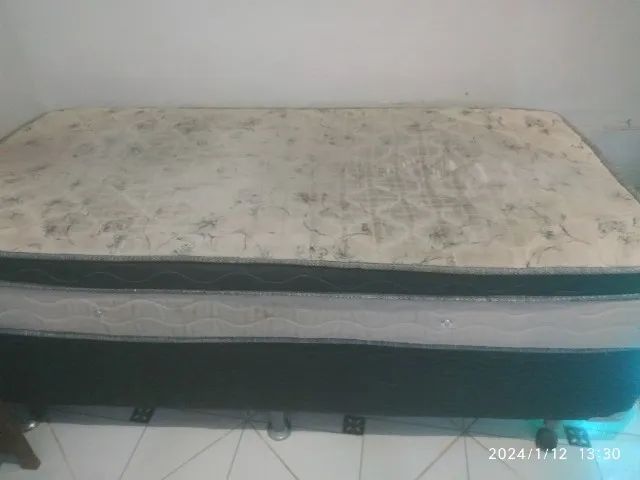 cama box solteiro ortobom mola ensacadas - Foto 3