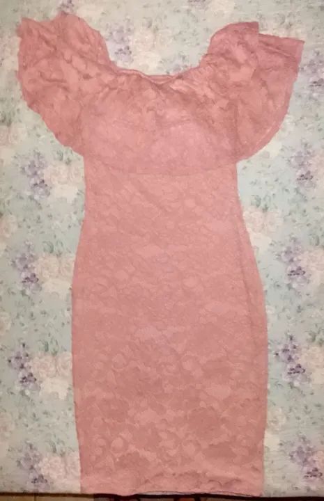 VESTIDO ROSA TAM.G (DOUVIC)