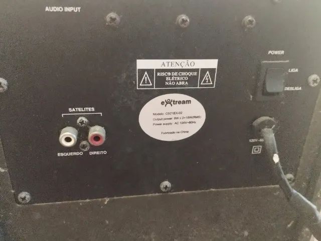 Caixa de som Extream Vivaldi 2.1 canais com Subwoofer - Foto 4
