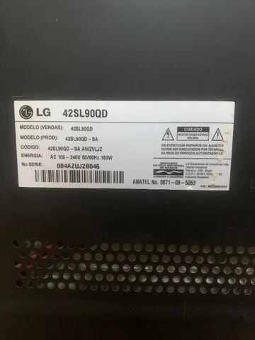 Televisão da LG 42 Polegadas - com defeito - Tela e peças intactas !  - Foto 5