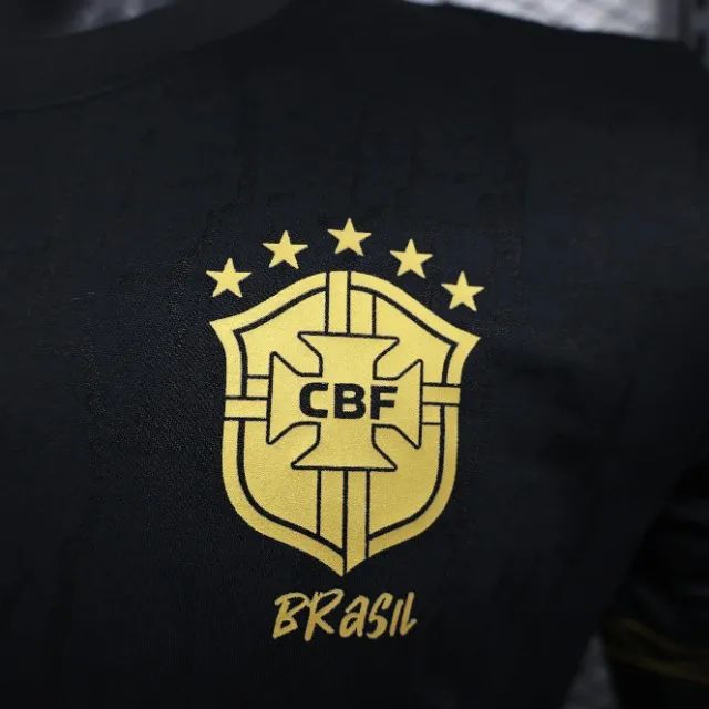 Camisa Brasil Versão Jogador Especial Negra 2023 - Roupas - Praia da Costa,  Vila Velha 1268098113