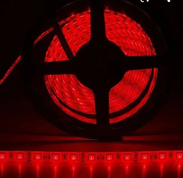 Fita Led vermelha 5 metros - Foto 3