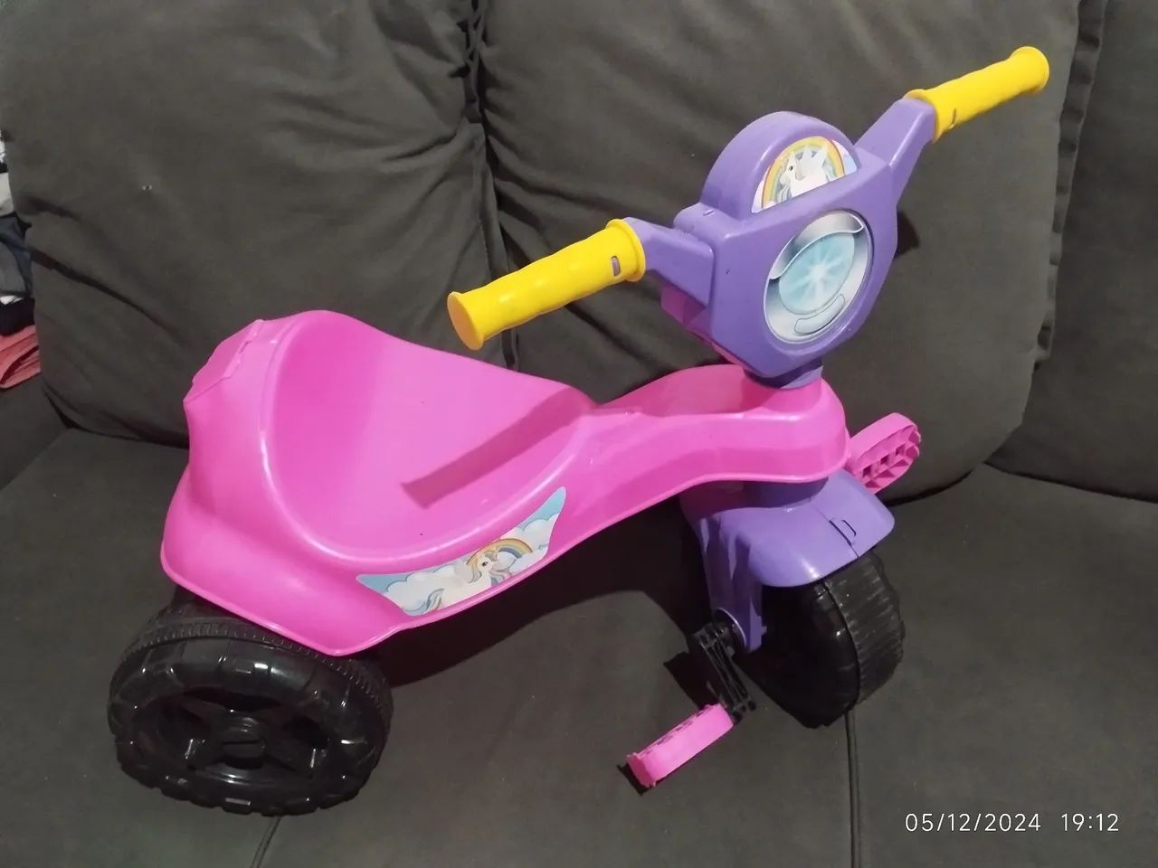 Tico Tico Infantil - Unicornio - Rosa e Roxo - Foto 2